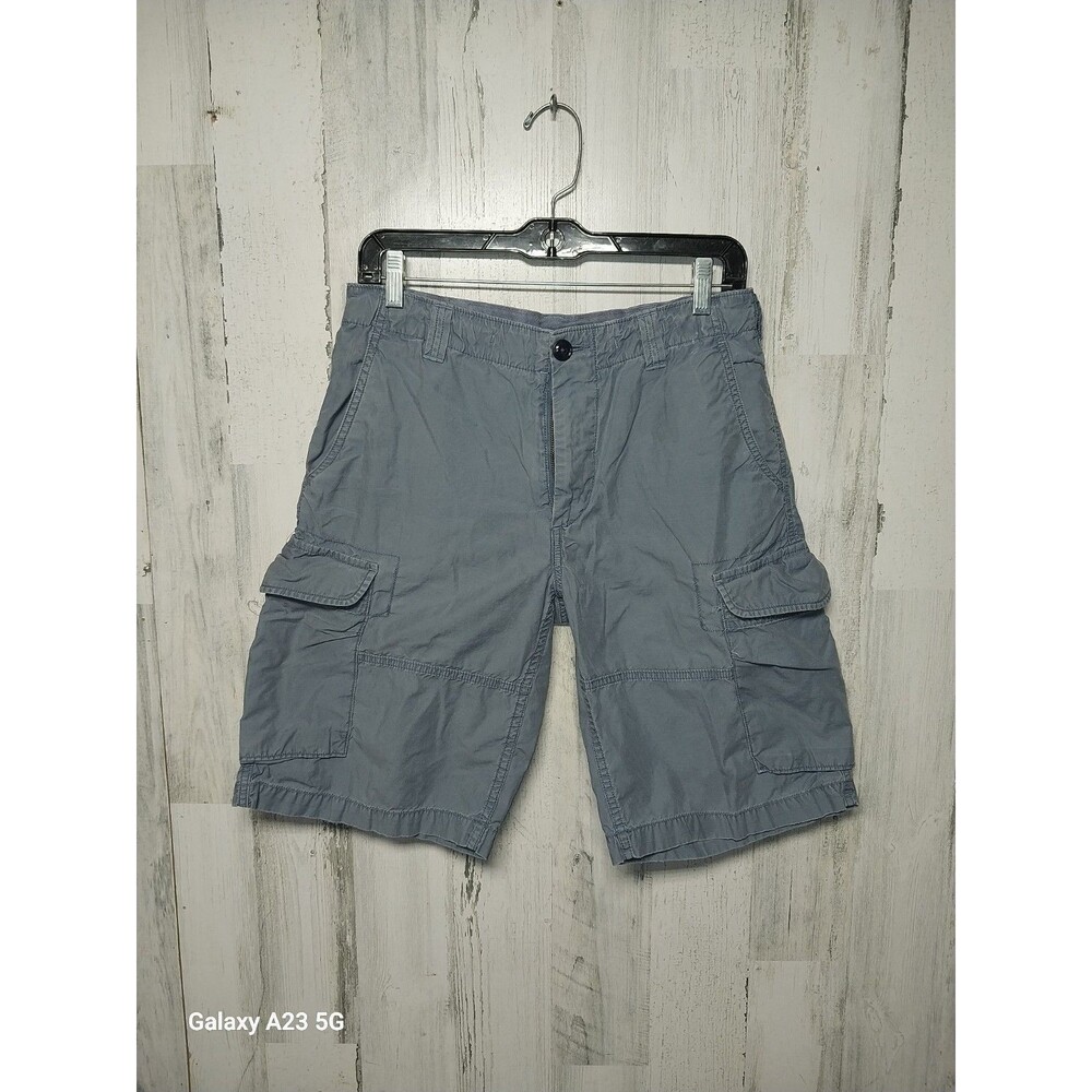 POLO RALPH LAUREN Drill Khaki Cotton Shorts Men Size 29 Distressed